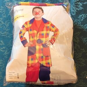 Funny Fashion "Clubbers the Clown" Child Costume. Used once. See Description.